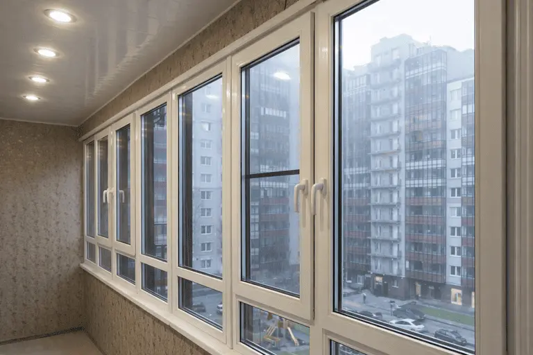 Остекление балкона пластиковыми окнами в многоквартирном доме