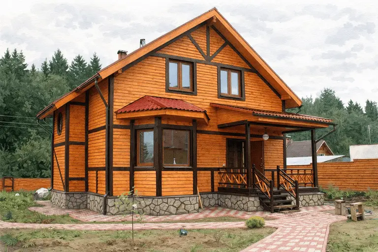 Окна для деревянного дома из бруса с установкой через обсаду