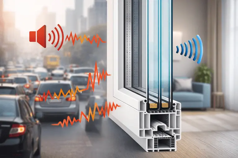 Шумоизоляционное пластиковое окно — защита от дорожного шума