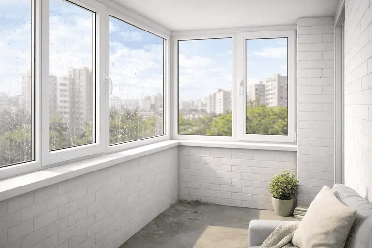 Остекление балкона и лоджии пластиковыми окнами